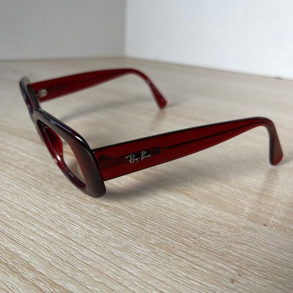Ray-Ban RB4122 735/8G Sunglasses Red FRAMES ONLY Vintage - Picture 3 of 8